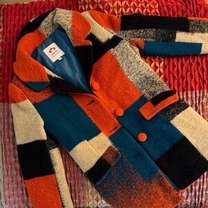 Colorful  Kids Coat APPAMAN SZ 10yrs as new.